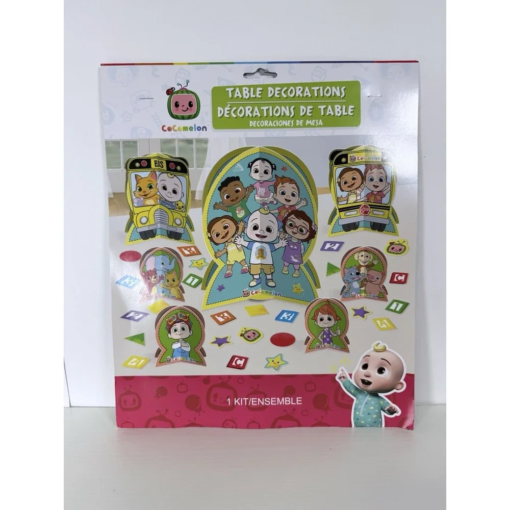 CoComelon‎ Table Decorating Kit – Centerpieces & Confetti for Birthday Party